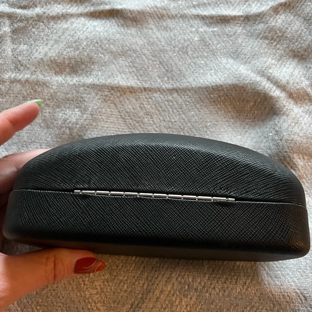 Salvatore Ferragamo Black Glasses Case